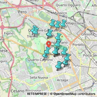 Mappa Via Achille, 20151 Milano MI, Italia (1.4485)
