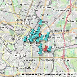 Mappa Via Paracelso, 20131 Milano MI, Italia (1.006)