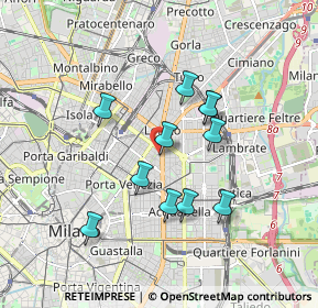 Mappa Via Carlo Matteucci, 20129 Milano MI, Italia (1.50636)