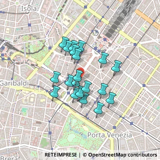 Mappa Via Vittor Pisani, 20124 Milano MI, Italia (0.339)