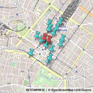 Mappa Via Vittor Pisani, 20124 Milano MI, Italia (0.2815)
