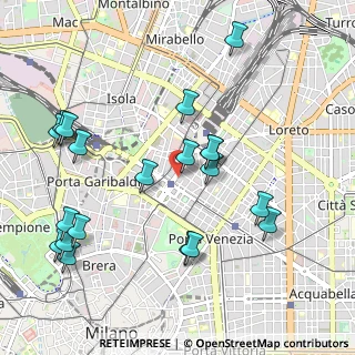 Mappa Via Vittor Pisani, 20124 Milano MI, Italia (1.1335)