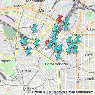 Mappa Via Vittor Pisani, 20124 Milano MI, Italia (0.8305)