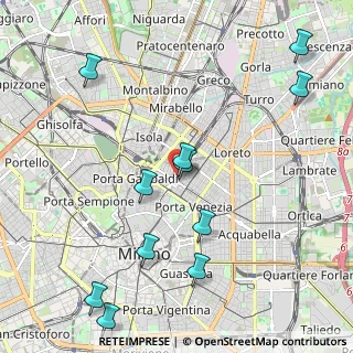 Mappa Via Vittor Pisani, 20124 Milano MI, Italia (2.44)