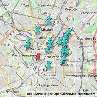 Mappa Via Vittor Pisani, 20124 Milano MI, Italia (1.413)