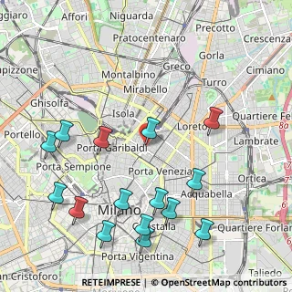 Mappa Via Vittor Pisani, 20124 Milano MI, Italia (2.46)