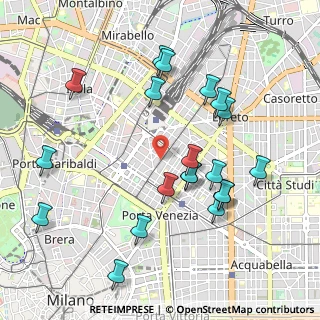 Mappa Via Ruggero Boscovich, 20124 Milano MI, Italia (1.0545)