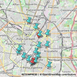 Mappa Via Ruggero Boscovich, 20124 Milano MI, Italia (2.25471)