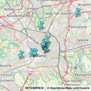 Mappa Via Ruggero Boscovich, 20124 Milano MI, Italia (2.67091)