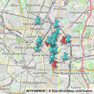 Mappa Piazza Lima, 20124 Milano MI, Italia (1.1535)