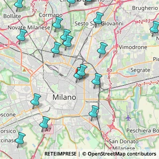 Mappa Piazza Lima, 20124 Milano MI, Italia (5.7295)