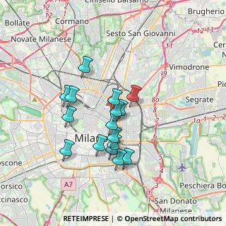 Mappa Piazza Lima, 20124 Milano MI, Italia (2.9075)