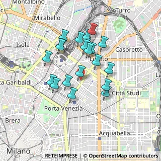 Mappa Piazza Lima, 20124 Milano MI, Italia (0.7675)