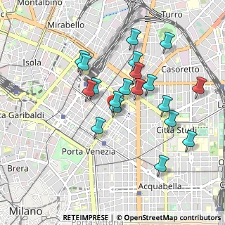 Mappa Piazza Lima, 20124 Milano MI, Italia (0.853)