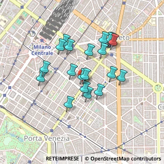 Mappa Piazza Lima, 20124 Milano MI, Italia (0.38)