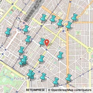 Mappa Piazza Lima, 20124 Milano MI, Italia (0.666)