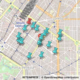 Mappa Piazza Lima, 20124 Milano MI, Italia (0.389)