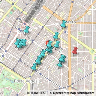 Mappa Piazza Lima, 20124 Milano MI, Italia (0.435)