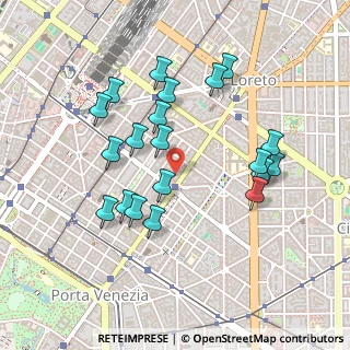Mappa Piazza Lima, 20124 Milano MI, Italia (0.452)