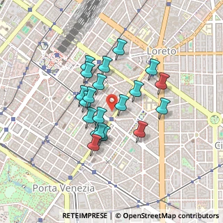 Mappa Piazza Lima, 20124 Milano MI, Italia (0.3425)
