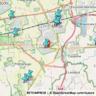 Mappa Via XXV Aprile, 20060 Liscate MI, Italia (2.95)