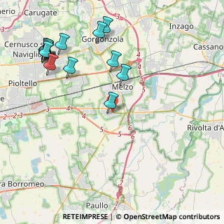 Mappa Via XXV Aprile, 20060 Liscate MI, Italia (5.208)