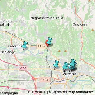 Mappa Via Beltramini Gino, 37124 Parona VR, Italia (5.1025)