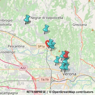 Mappa Via Beltramini Gino, 37124 Parona VR, Italia (3.72182)
