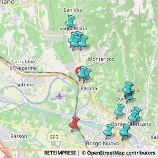 Mappa Via Beltramini Gino, 37124 Parona VR, Italia (2.55118)