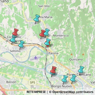 Mappa Via Beltramini Gino, 37124 Parona VR, Italia (2.5025)