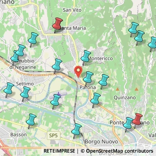 Mappa Via Beltramini Gino, 37124 Parona VR, Italia (2.918)