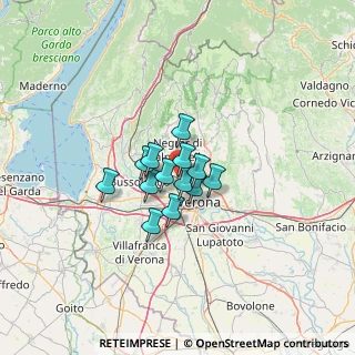 Mappa Via Beltramini Gino, 37124 Parona VR, Italia (7.13462)