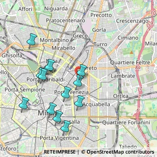 Mappa Via Vitruvio, 20121 Milano MI, Italia (2.11846)