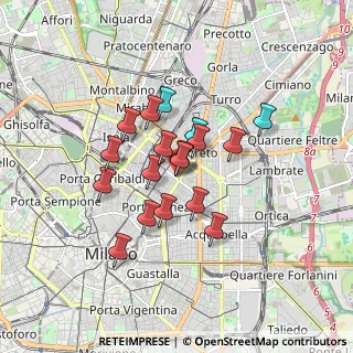 Mappa Via Vitruvio, 20121 Milano MI, Italia (1.26722)