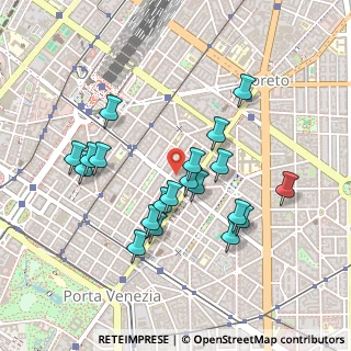 Mappa Via Vitruvio, 20121 Milano MI, Italia (0.4315)