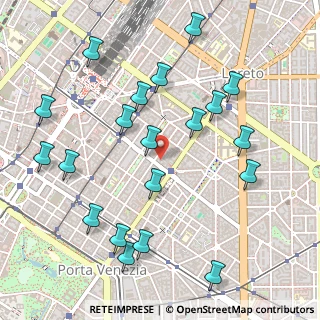 Mappa Via Vitruvio, 20121 Milano MI, Italia (0.5805)