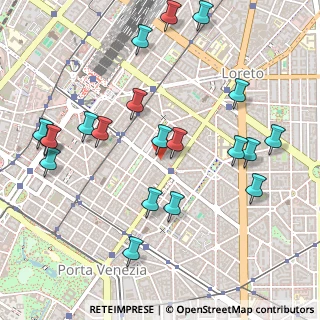 Mappa Via Vitruvio, 20121 Milano MI, Italia (0.6145)