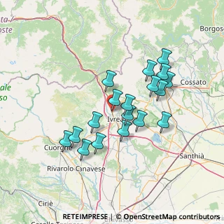 Mappa Via XXV Aprile, 10016 Montalto Dora TO, Italia (12.36722)