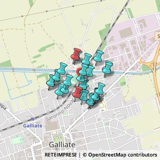Mappa Via S.g.m.Gambaro, 28066 Galliate NO, Italia (0.28889)