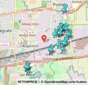 Mappa Via Giambologna, 20096 Pioltello MI, Italia (0.94)