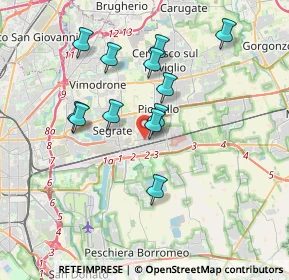 Mappa Via Giambologna, 20096 Pioltello MI, Italia (3.27833)