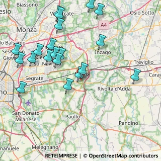 Mappa Via Giuseppe Dossetti, 20066 Melzo MI, Italia (9.4775)