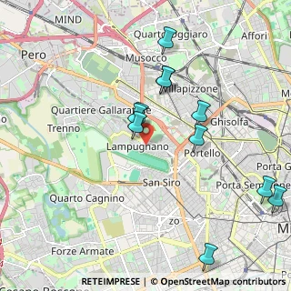 Mappa Via Gaetano Moretti, 20148 Milano MI, Italia (2.04636)
