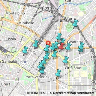 Mappa Viale Andrea Doria, 20124 Milano MI, Italia (0.8695)