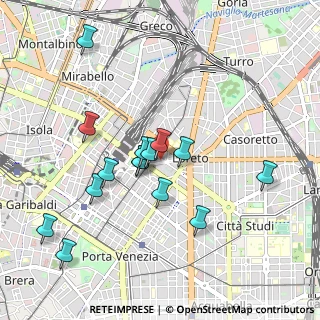 Mappa Viale Andrea Doria, 20124 Milano MI, Italia (0.90733)