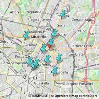 Mappa Via Venini Giulio E Corrado, 20127 Milano MI, Italia (1.77417)
