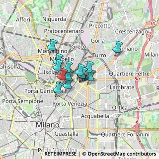 Mappa Via Venini Giulio E Corrado, 20127 Milano MI, Italia (0.93533)
