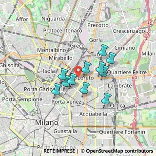 Mappa Via Pier Luigi Capponi, 20124 Milano MI, Italia (1.26636)