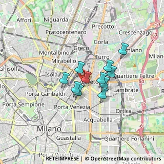 Mappa Via Pier Luigi Capponi, 20124 Milano MI, Italia (1.11455)