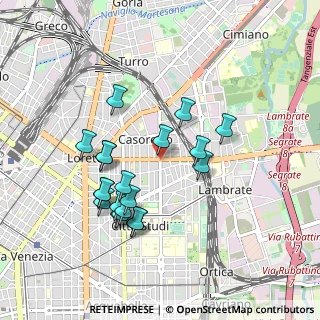Mappa Via Teodosio, 20131 Milano MI, Italia (0.87)